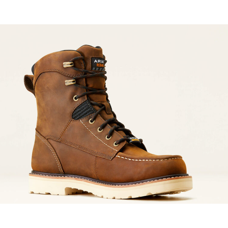Ariat Men's Rebar Lift 8 Inch Soft Toe Waterproof Work Boot