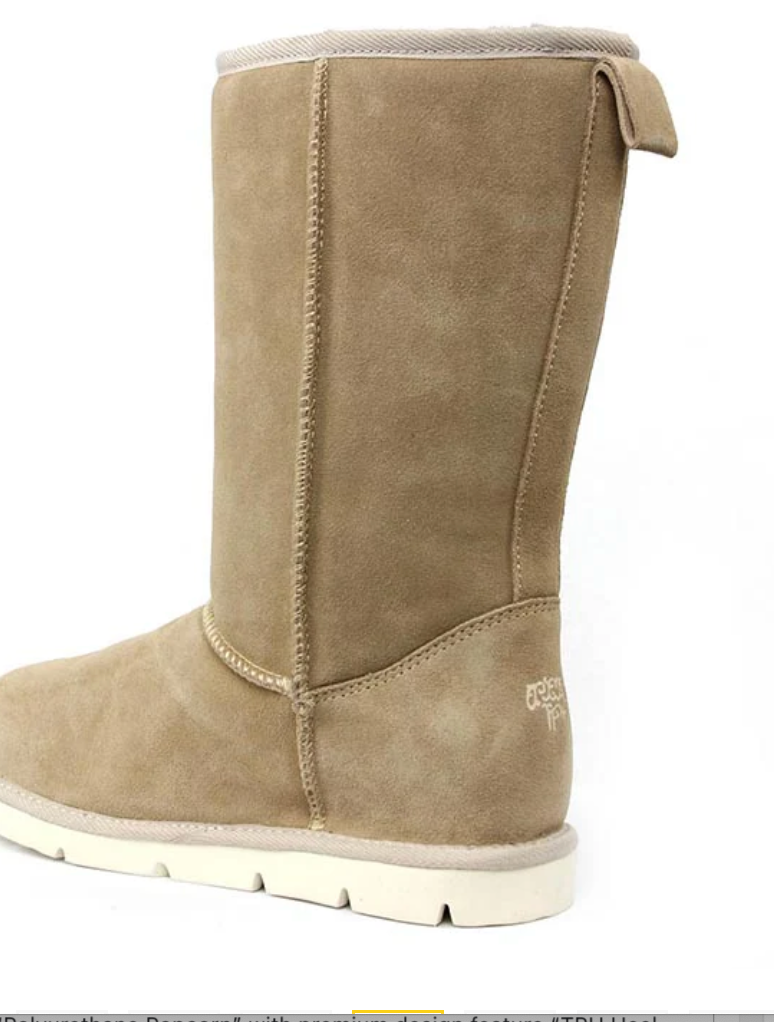 Superlamb Women's Argali 11" Classic Tall Sheepskin Boot