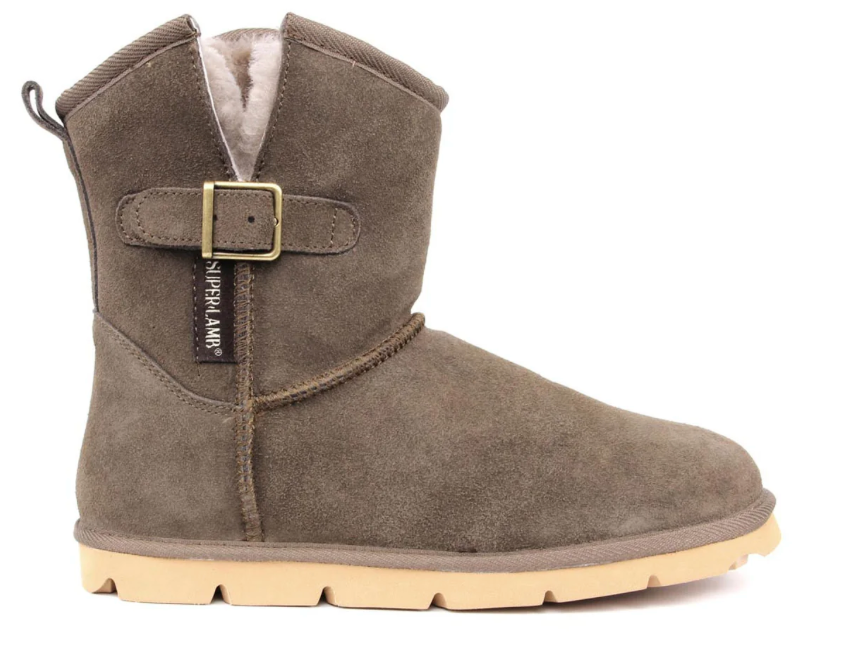 Superlamb Women's Argali Buckle Sheepskin Boot