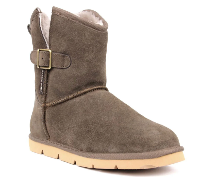 Superlamb Women's Argali Buckle Sheepskin Boot