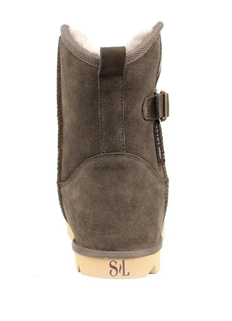 Superlamb Women's Argali Buckle Sheepskin Boot