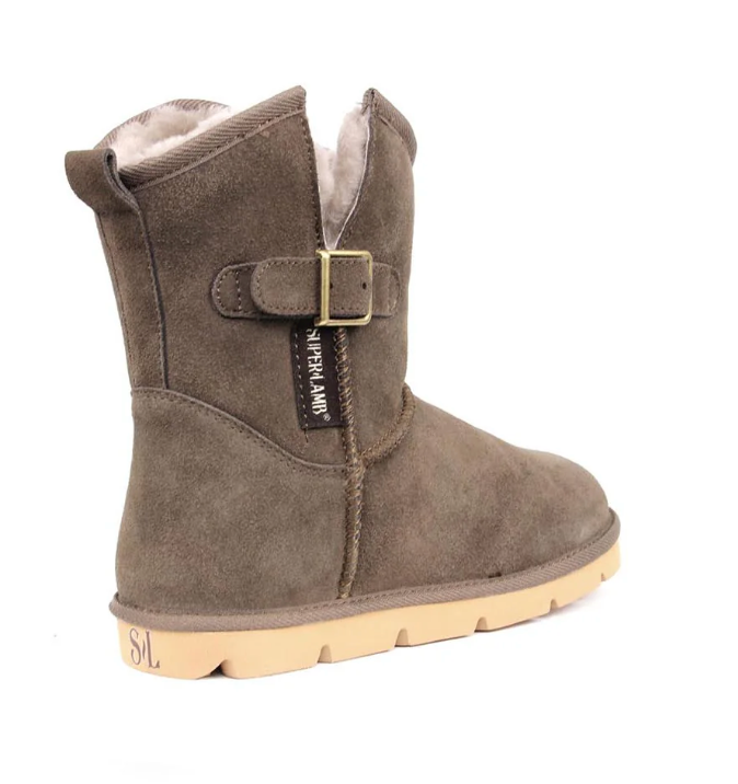 Superlamb Women's Argali Buckle Sheepskin Boot