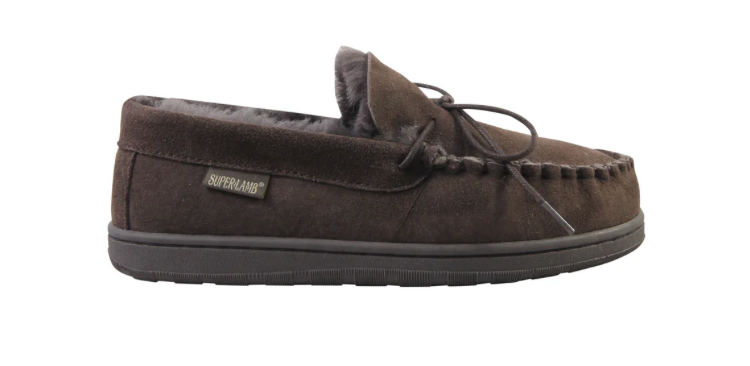 Superlamb Men's Deluxe Sheepskin Moccasin