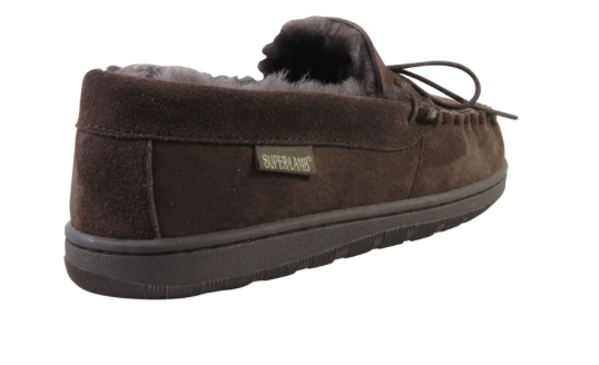 Superlamb Men's Deluxe Sheepskin Moccasin