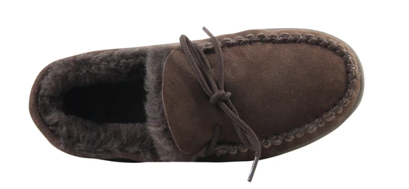 Superlamb Men's Deluxe Sheepskin Moccasin