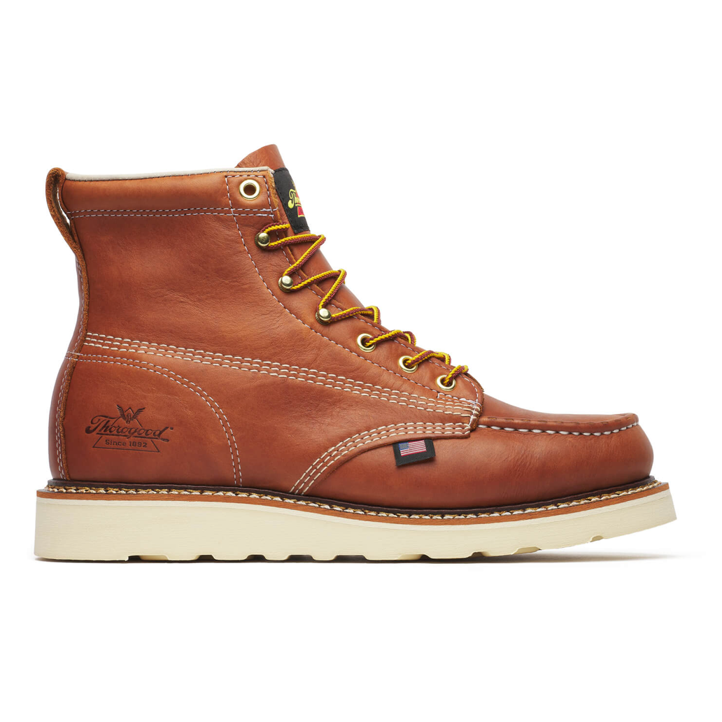 Thorogood Men's American Heritage 6 Inch Moc Toe Maxwear Edge Work Boot