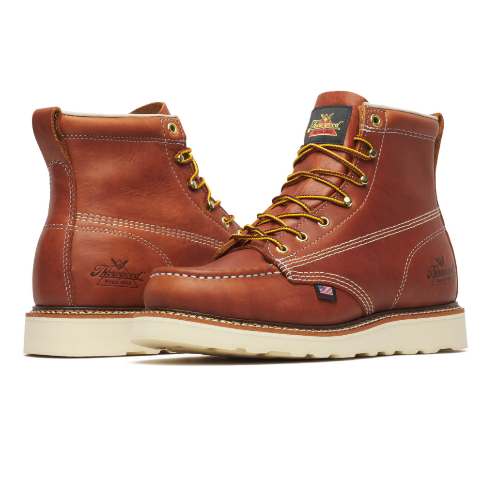 Thorogood Men's American Heritage 6 Inch Moc Toe Maxwear Edge Work Boot