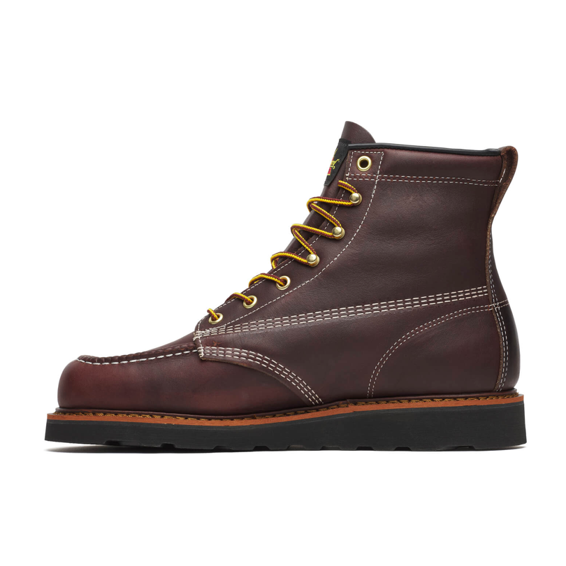 Thorogood Men's American Heritage 6 Inch Soft Toe Wedge Work Boot