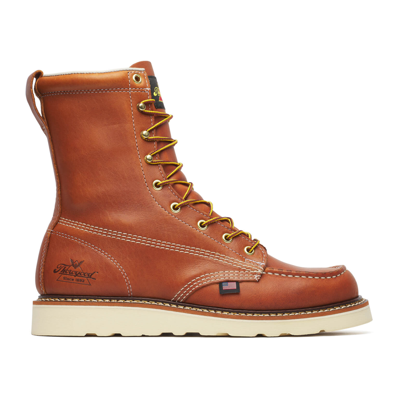 Thorogood Men's American Heritage 8 Inch Soft Toe MAXWEAR Wedge Work Boot