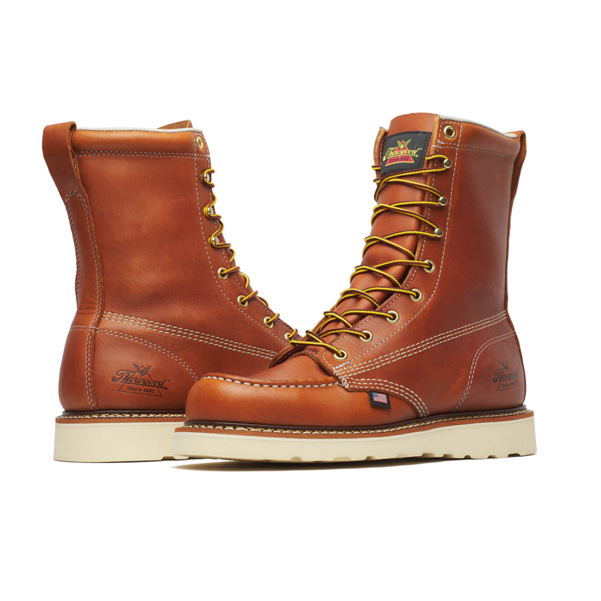Thorogood Men's American Heritage 8 Inch Soft Toe MAXWEAR Wedge Work Boot