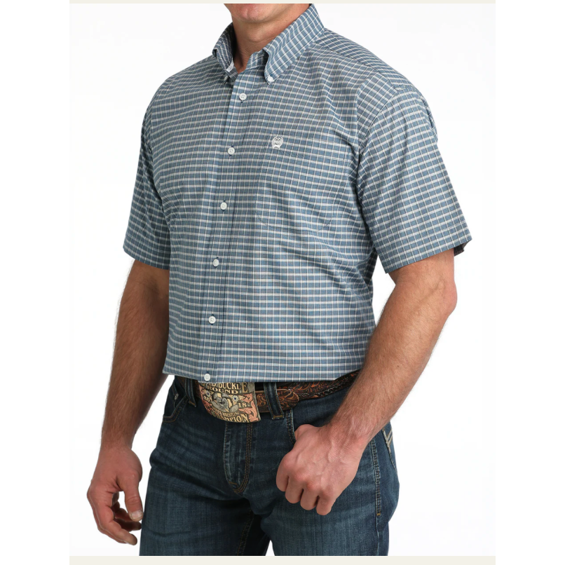 Cinch Men's Short Sleeve Button Down Western Shirt