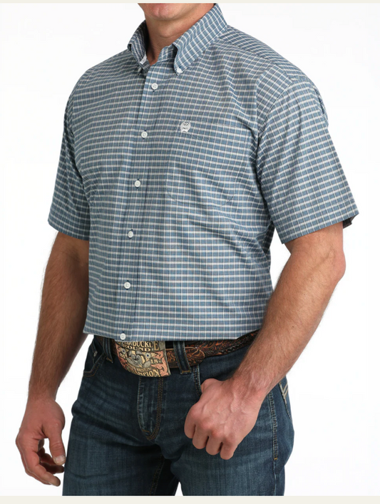 Cinch Men's Short Sleeve Button Down Western Shirt