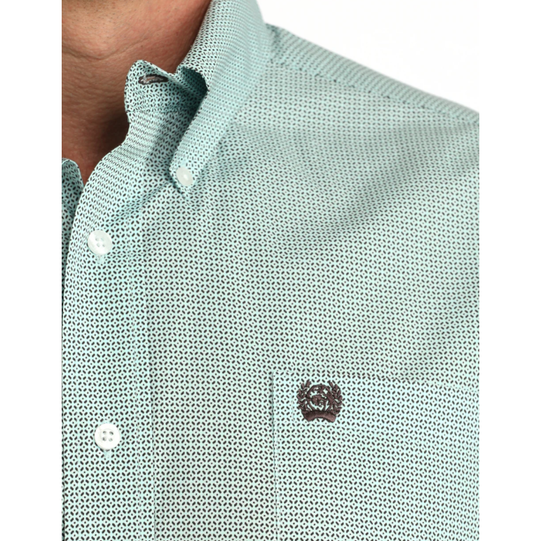 Cinch Men's Short Sleeve Button Down Western Shirt