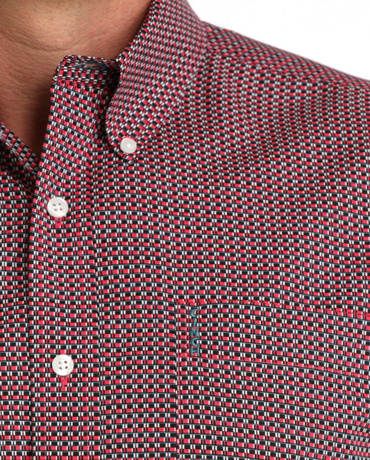 Cinch Men's Long Sleeve Button Down Western Shirt