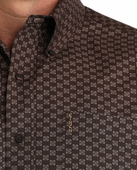 Cinch Men's Long Sleeve Button Down Western Shirt