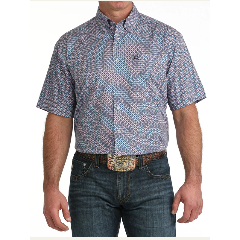 Cinch Men's Arenaflex Short Sleeve Button Down Western Shirt