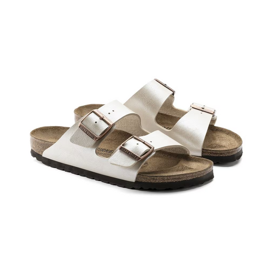 Birkenstock Birkenstock Arizona 2 Strap Sandal Eggshell Birko flor, Size: 36, Width: N, nan: nan
