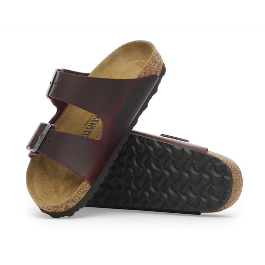 nan Birkenstock Women's Arizona Soft Footbed 2 Strap Sandal Zinfandel, nan: 36, nan: N, nan: nan