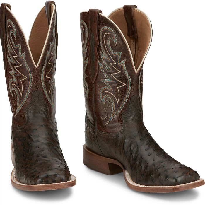 Tony Lama Men's Foster 11 Inch Full Quill Ostrich Western Boot