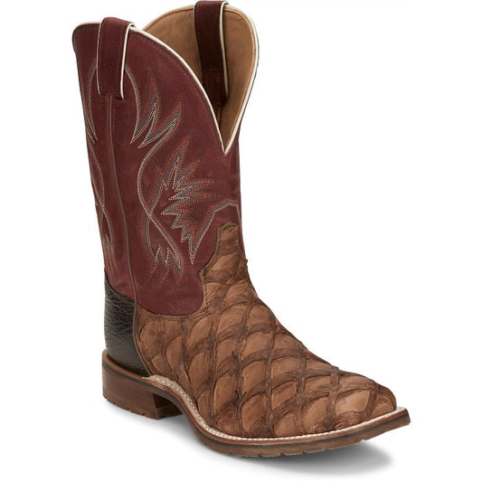 Tony Lama Men's Prescott Exotic Pirarucu