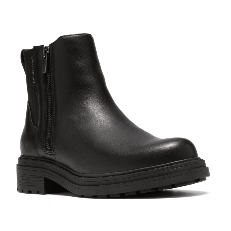 Clarks Women's Orinoco 3 Zip Waterproof Boot - Black Leather (26327122) - view 4