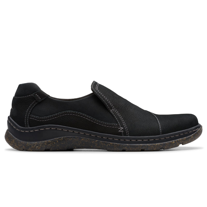 Clarks Women's Orlene Slip Casual Shoe - Black Leather (26182990) - view 1