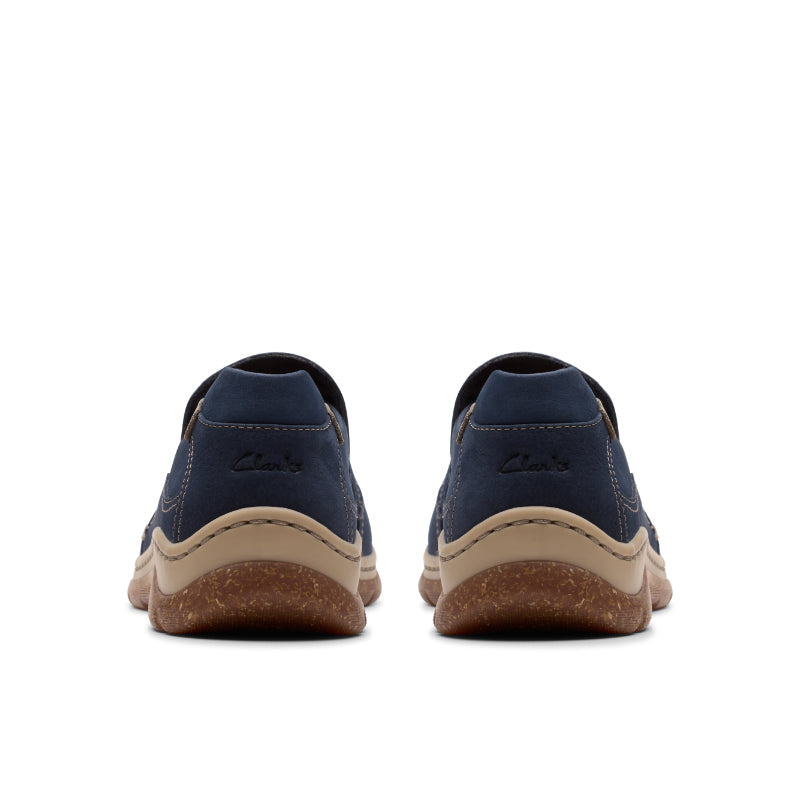 Clarks Women's Orlene Slip Casual Shoe - Navy Nubuck (26182987) - view 5