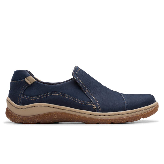 Clarks Women's Orlene Slip Casual Shoe - Navy Nubuck (26182987) - view 1