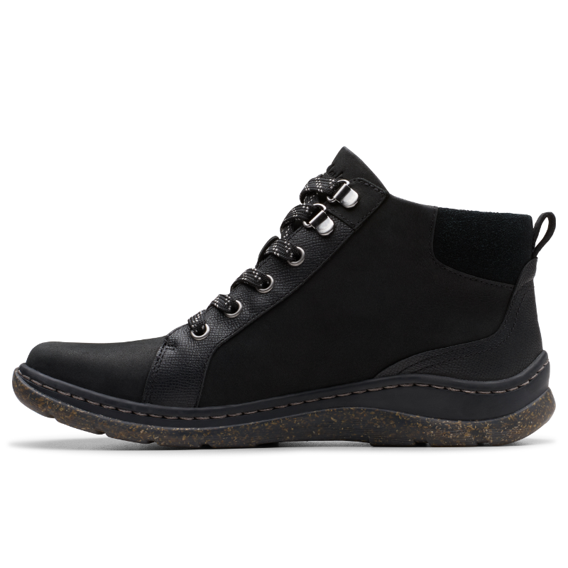 Clarks Women's Orlene Top Waterproof Boot - Black Leather (26182991) - view 3