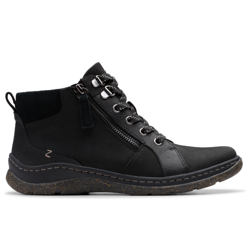 Clarks Women's Orlene Top Waterproof Boot - Black Leather (26182991) - view 1