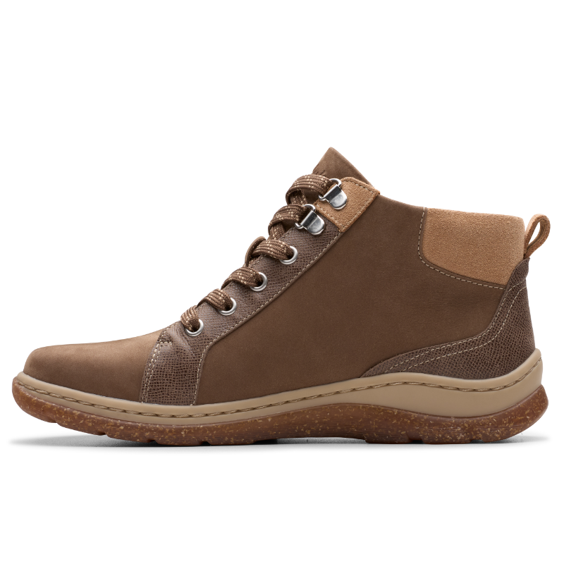 Clarks Women's Orlene Top Waterproof Boot - Dark Sand Nubuck (26182993) - view 3