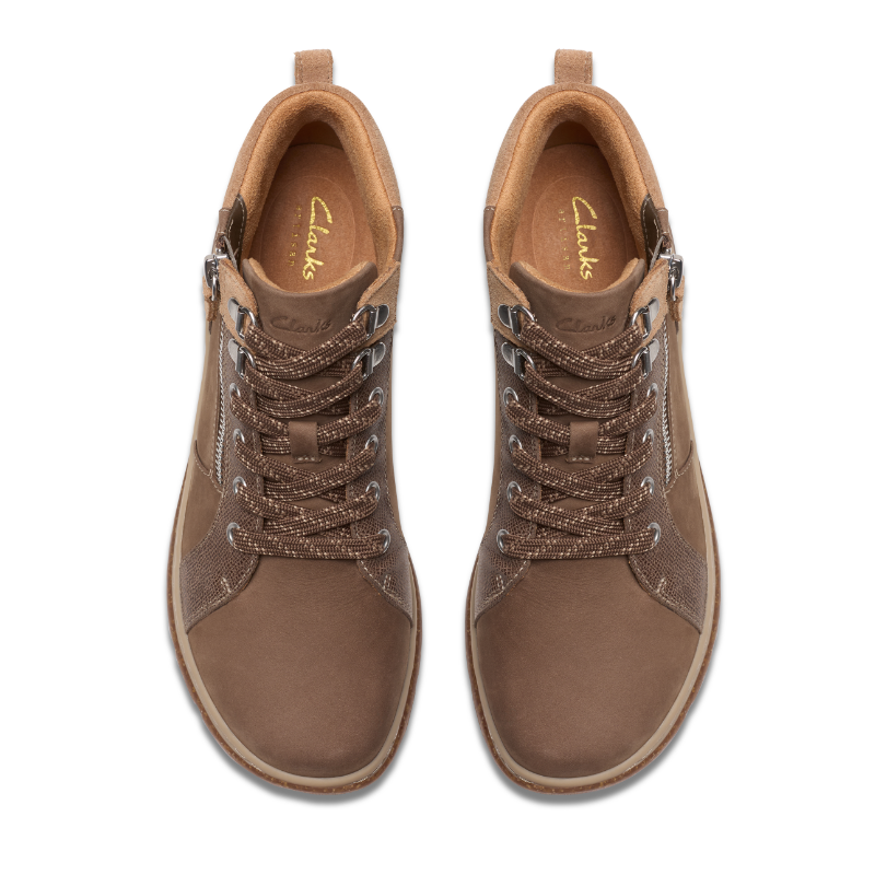 Clarks Women's Orlene Top Waterproof Boot - Dark Sand Nubuck (26182993) - view 6