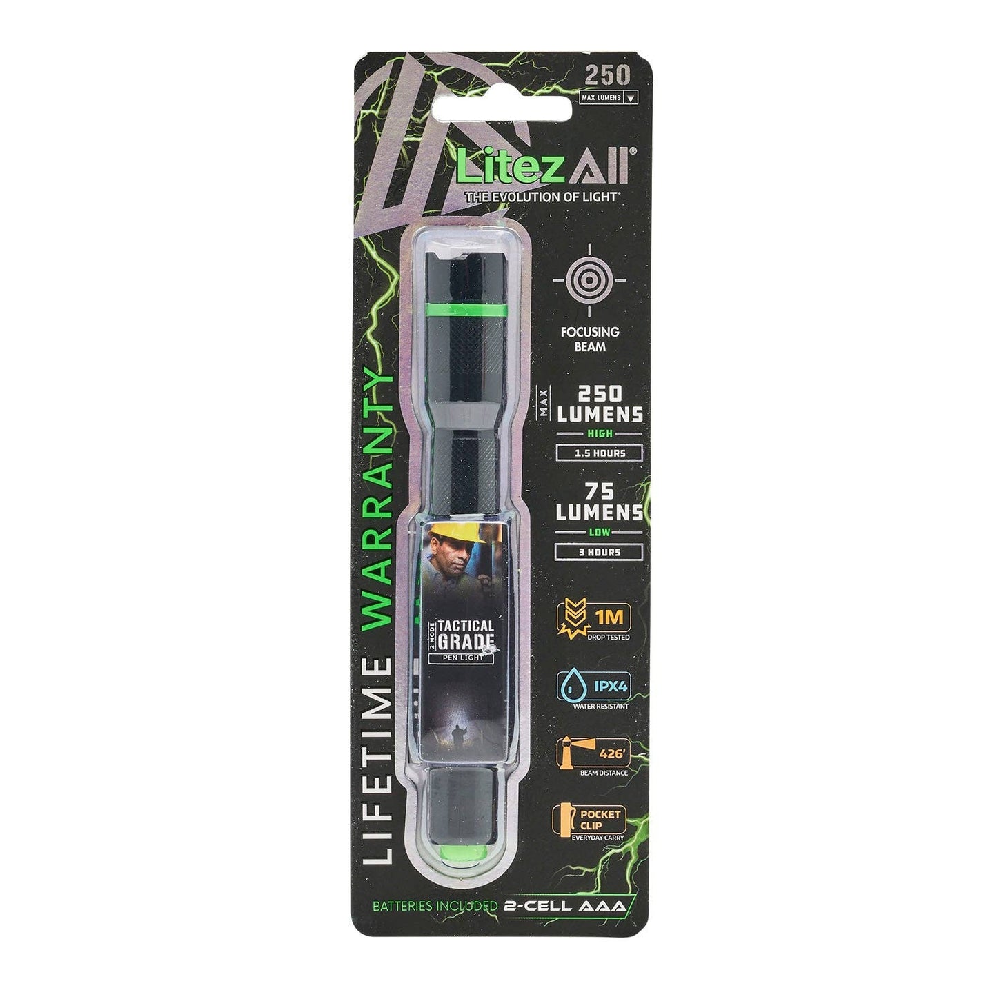 nan LitezAll 250 Lumen Tactical Pen Light, nan: nan, nan: nan, nan: nan