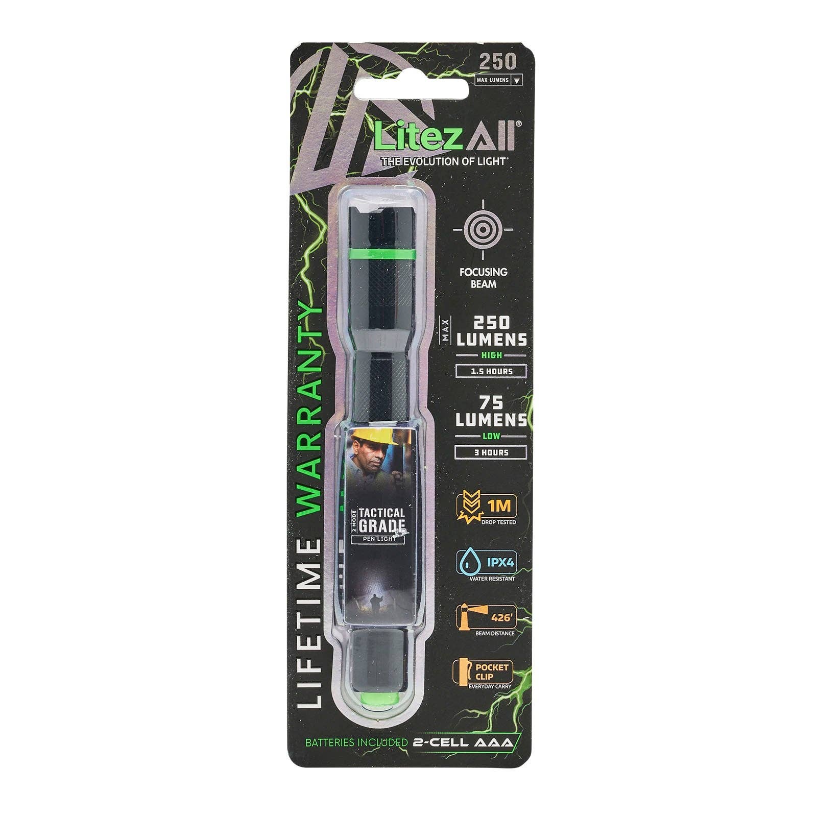 nan LitezAll 250 Lumen Tactical Pen Light, nan: nan, nan: nan, nan: nan