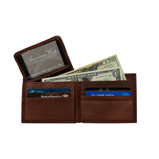 Men's Wallet: Chocolate Brown / 100% Genuine Full Grain Leather
