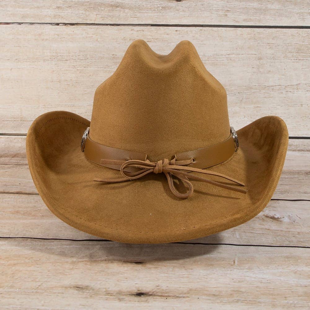Western Heart Buckle Cowboy Hat: BR