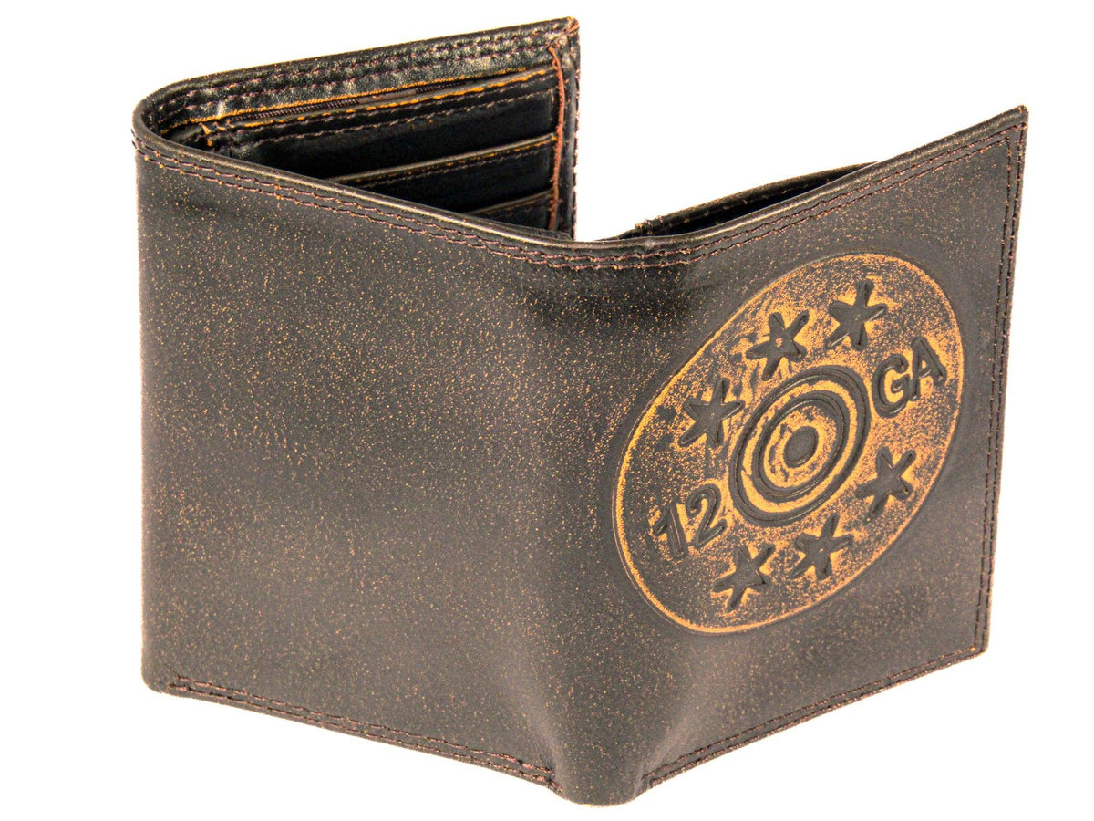 Zep-Pro Shotshell Burnished Leather Trifold Wallet