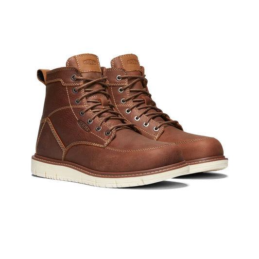 Keen Keen Utility Men's San Jose Wedge 6 Inch Soft Toe Work Boot Gingerbread, SIZE: 7, Width: D, nan: nan