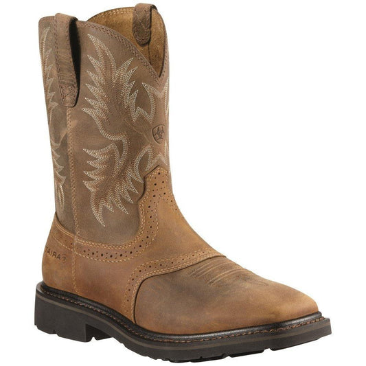 Ariat Ariat Men's Sierra Pull On Steel Toe Work Boot, Size: 7.5, Width: D, nan: nan