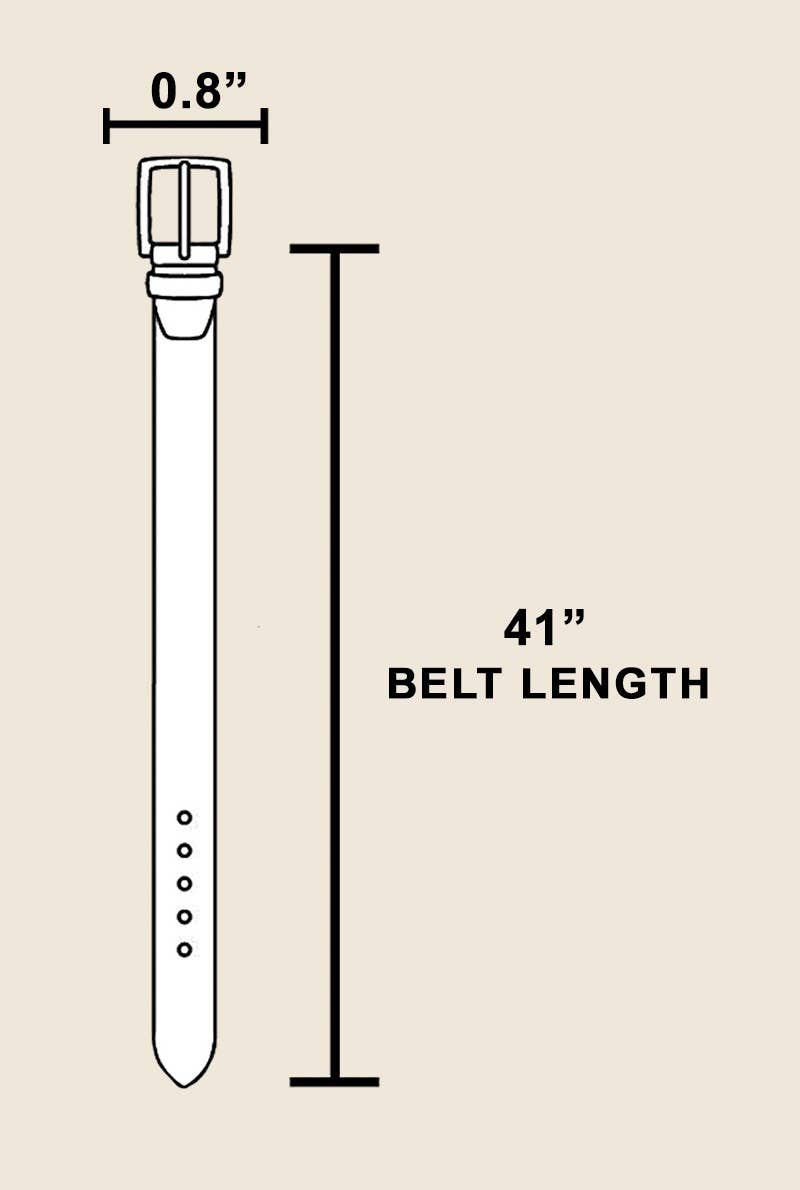 Anarchy Street Chain Braid Buckle Leather Belt – Gbk
