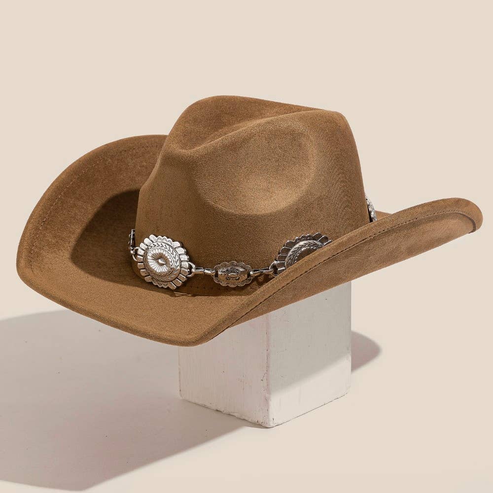 Western Concho Cowboy Hat: GBK