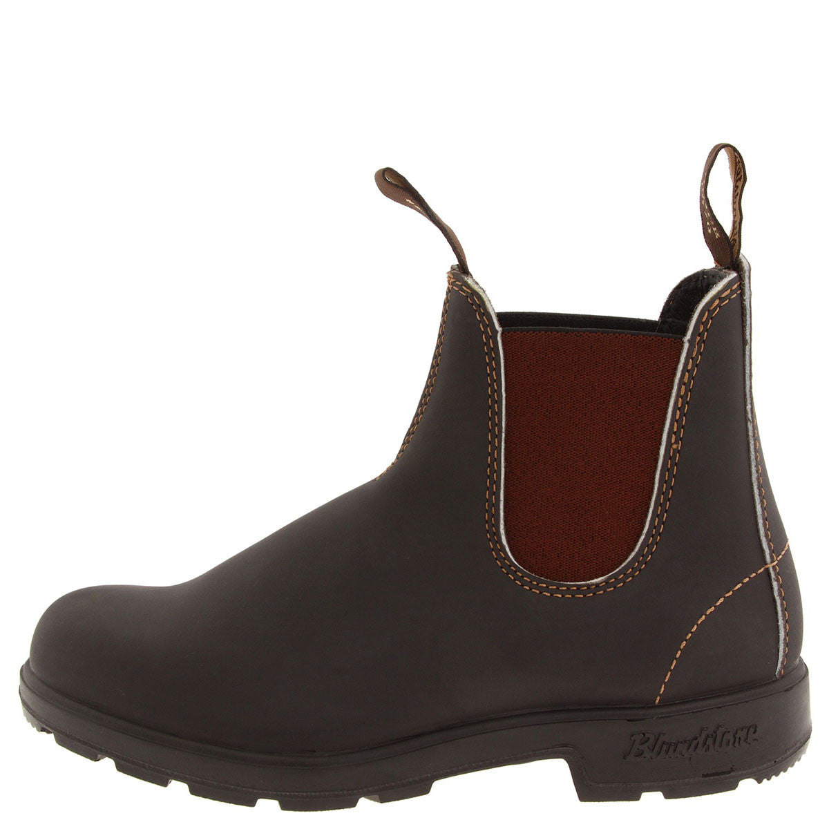 nan Blundstone Men's Original Pull On Chelsea Boot Stout Brown, nan: 4, nan: M, nan: nan