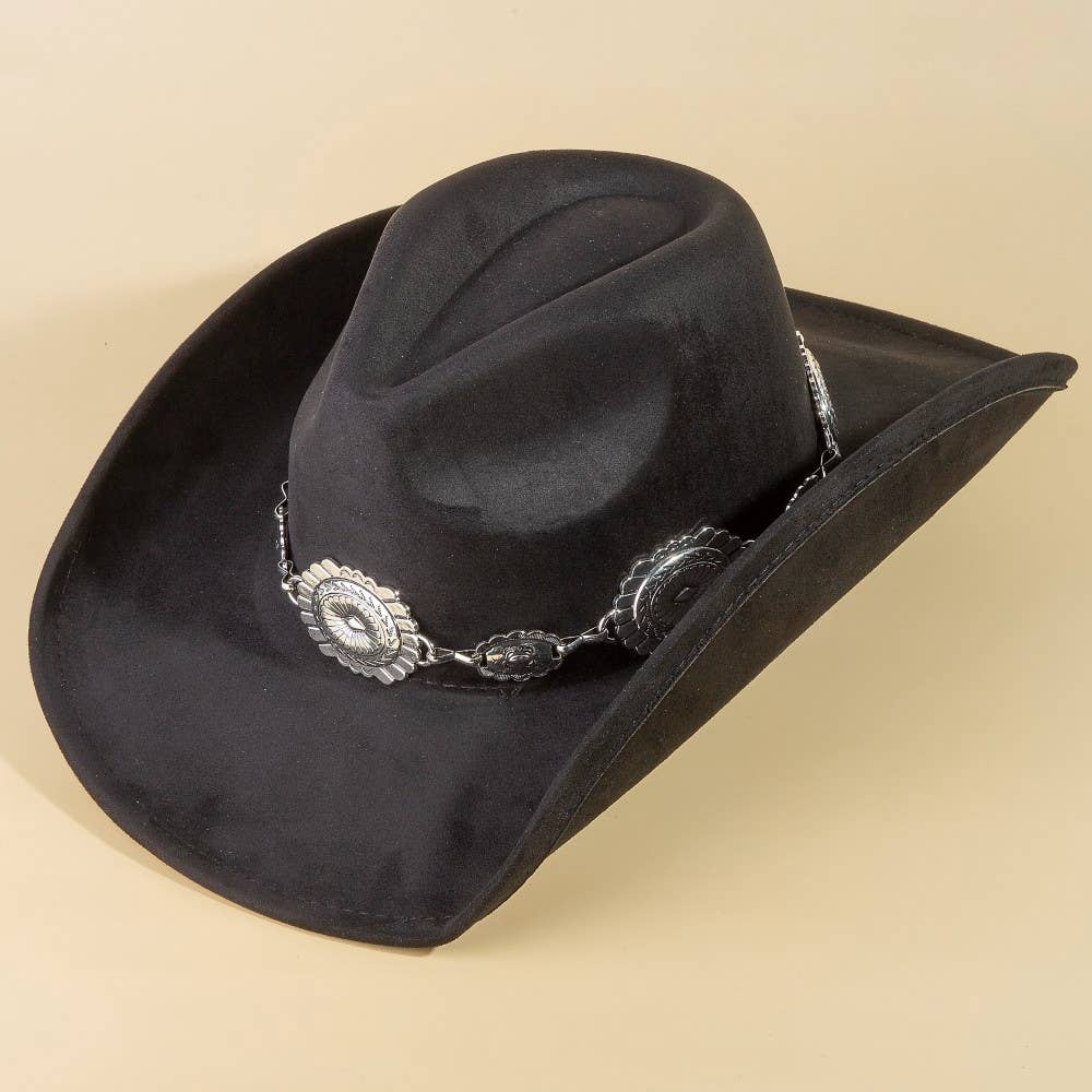 Western Concho Cowboy Hat: GBK