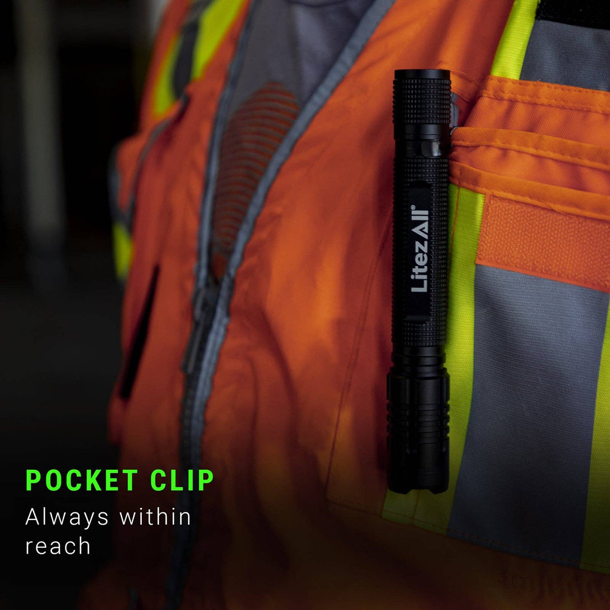 LitezAll® 280 Lumen Tactical Flashlight
