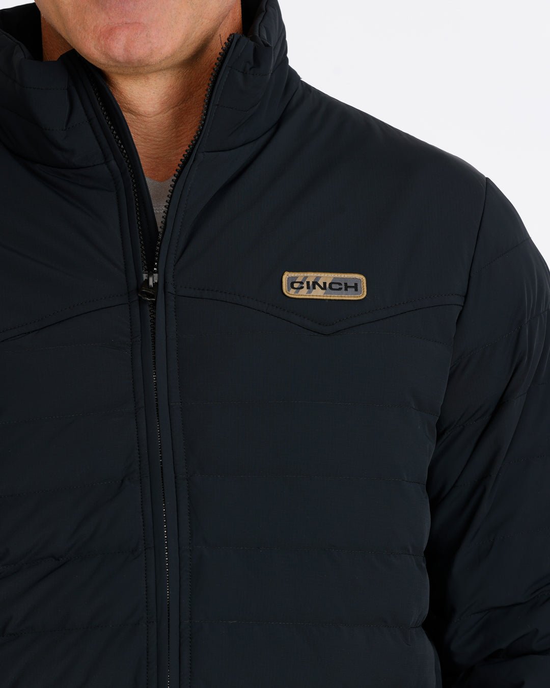 Cinch Men's Quilted Jacket - Black (MWJ1954001) - view 2