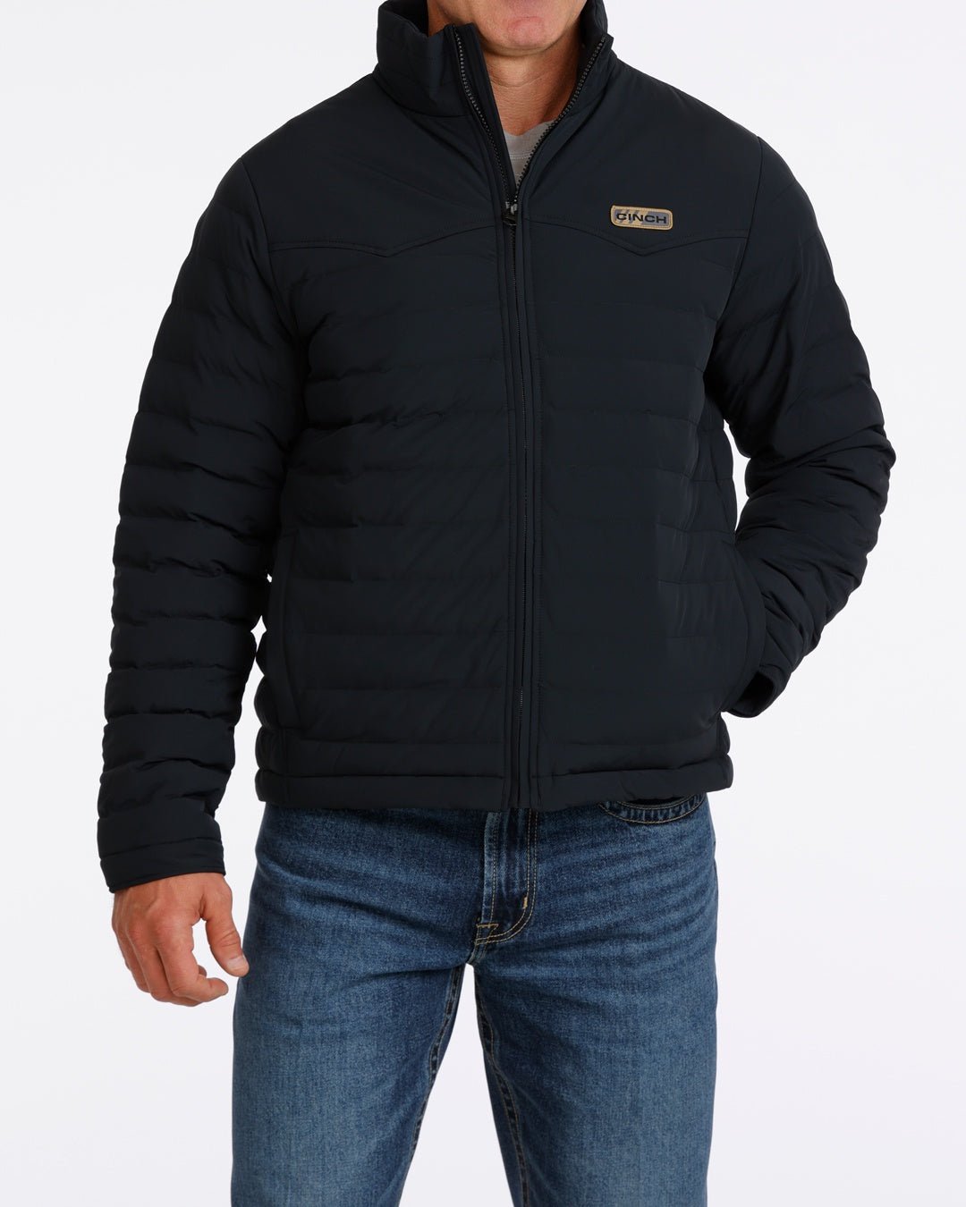 Cinch Men's Quilted Jacket - Black (MWJ1954001) - view 1