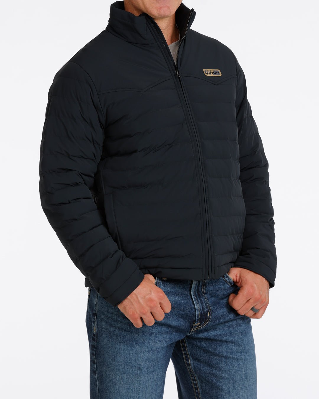 Cinch Men's Quilted Jacket - Black (MWJ1954001) - view 3