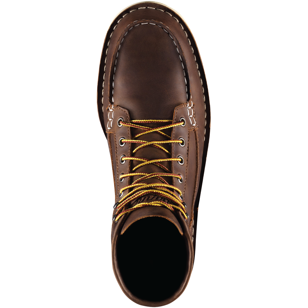 nan Danner Men's Bull Run 6 Inch Moc Toe Soft Toe Work Boot, nan: 8, nan: D, nan: nan