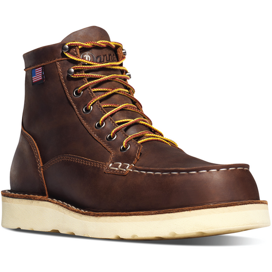 Danner Danner Men's Bull Run 6 Inch Moc Toe Soft Toe Work Boot, Size: 7, Width: D, nan: nan
