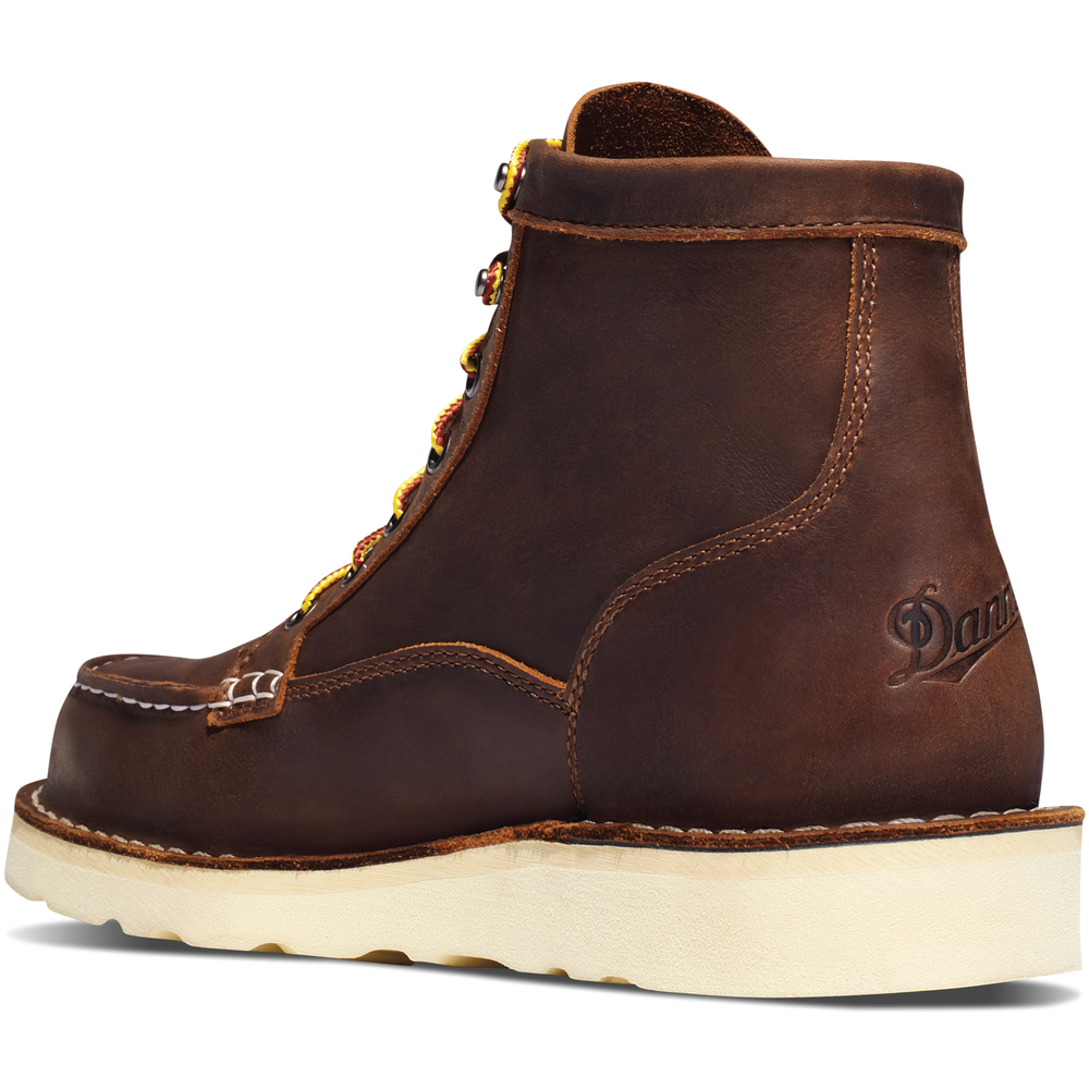 nan Danner Men's Bull Run 6 Inch Moc Toe Soft Toe Work Boot, nan: 7, nan: EE, nan: nan